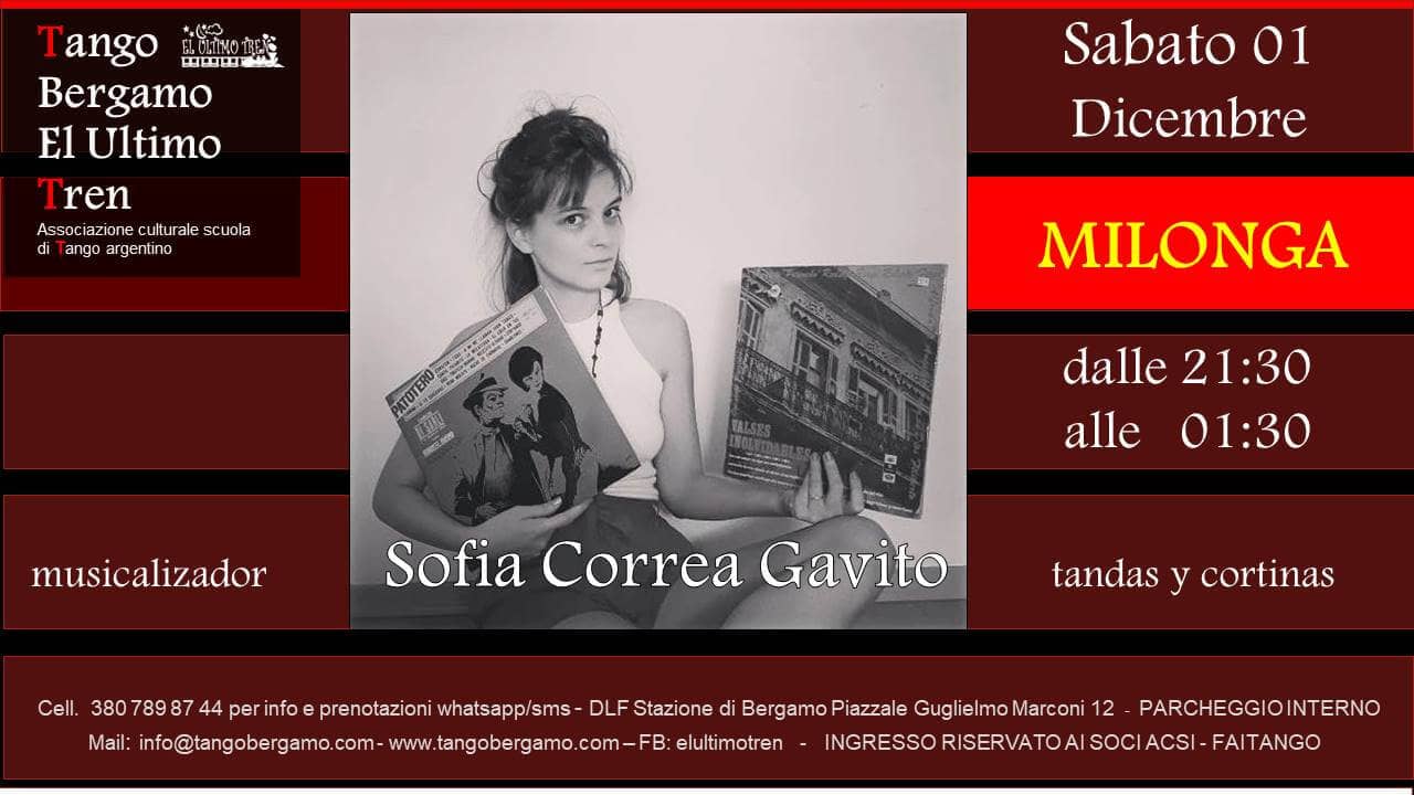 Sofia Gavito 01 dicembre 2019